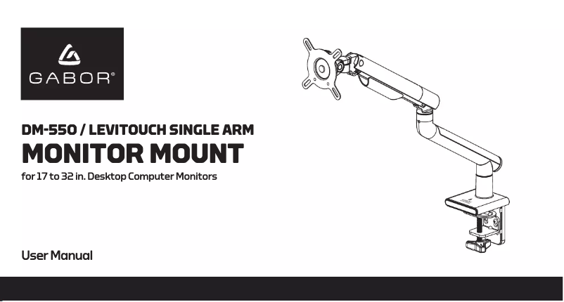 Image de la première page du manuel de l'appareil DM-550