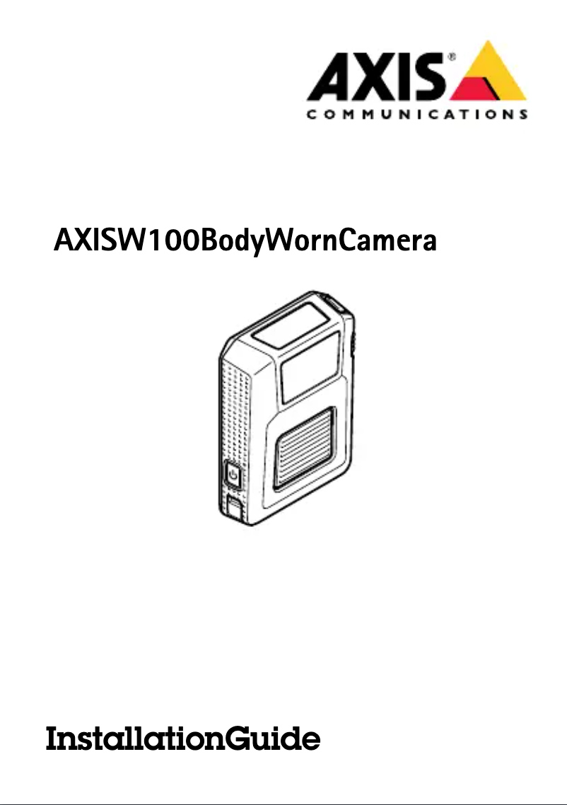 Image de la première page du manuel de l'appareil W100