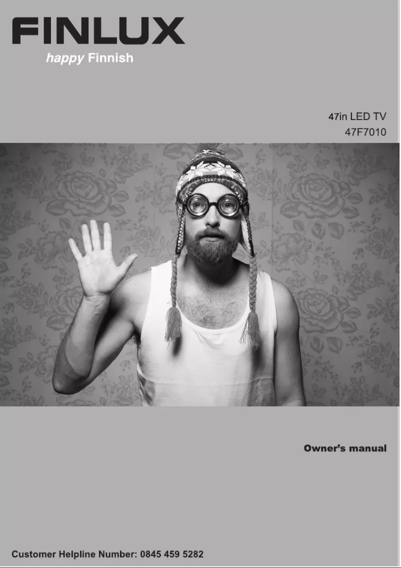 Page 1 de la notice Manuel utilisateur Finlux 47F7010