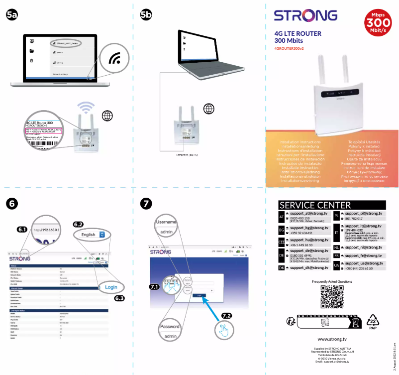 Página 1 del manual Manual de usuario Strong 4G LTE Router 300