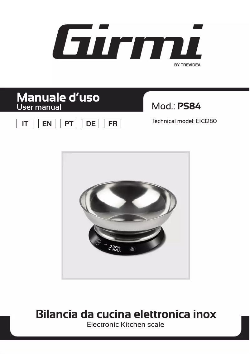 Image de la première page du manuel de l'appareil PS84