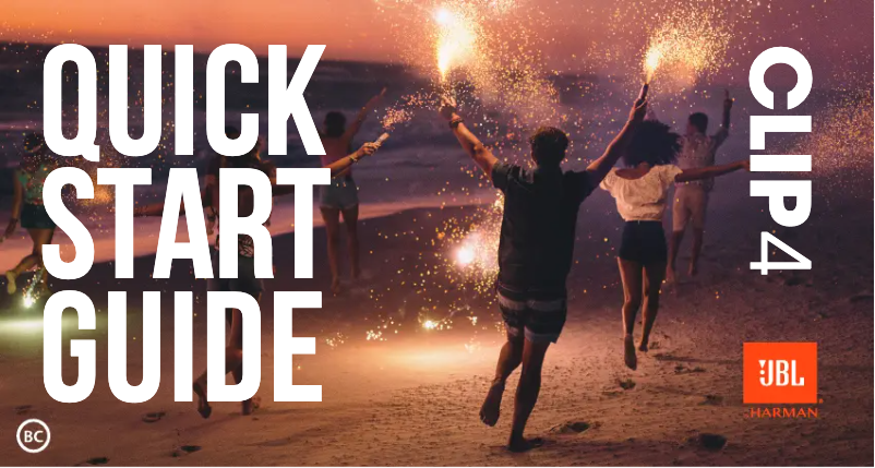 Page 1 de la notice Guide de démarrage rapide JBL Clip 4