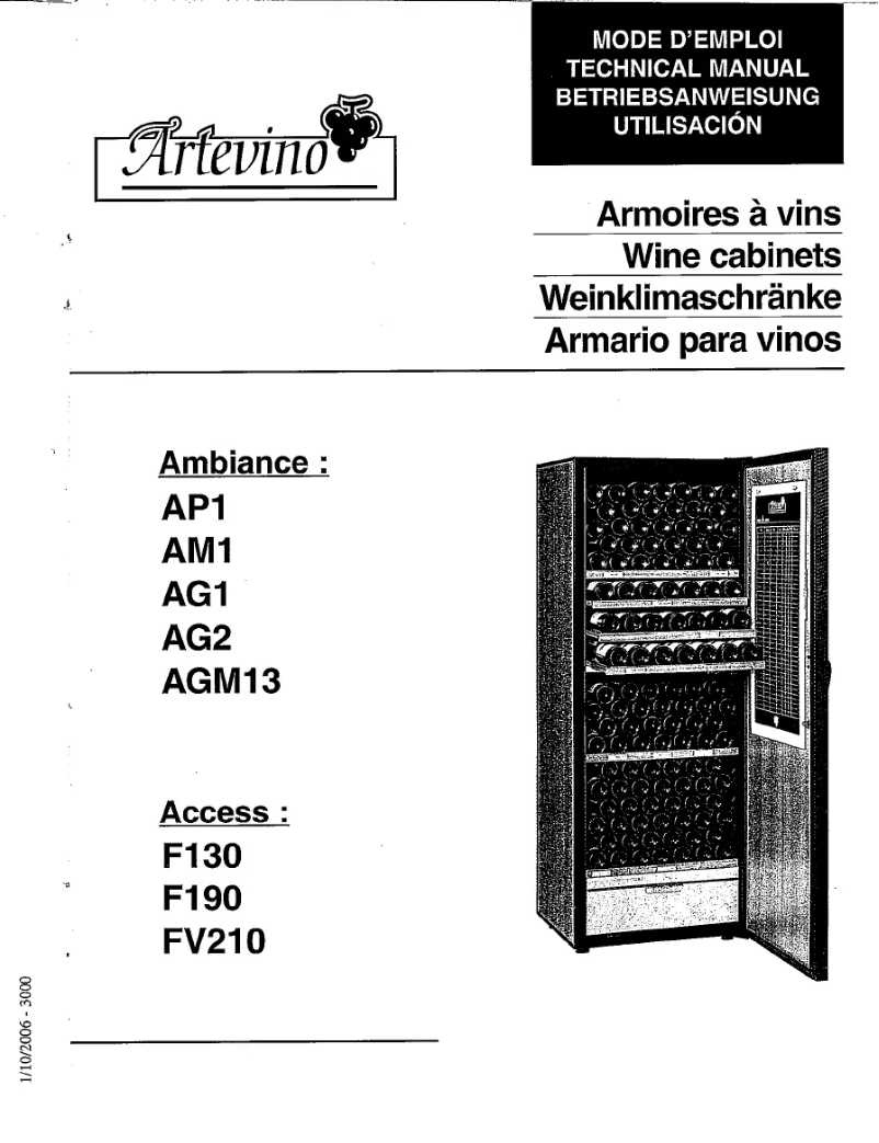 Image de la première page du manuel de l'appareil F130