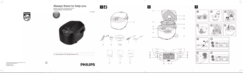 Page n°1 - Manuel utilisateur Philips Avance Collection HD3198