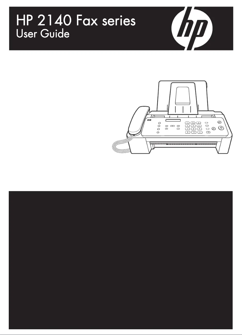 Image de la première page du manuel de l'appareil 2140