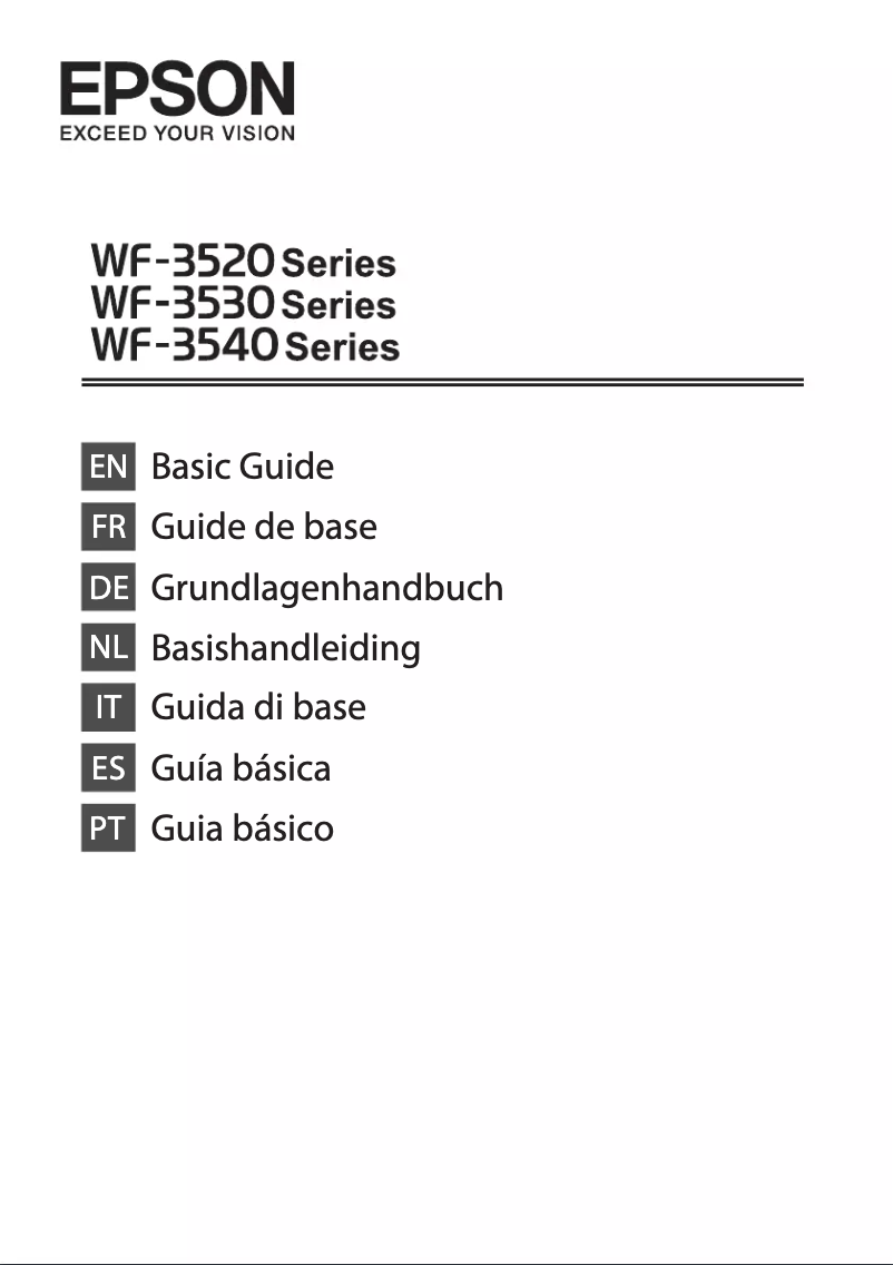 Image de la première page du manuel de l'appareil WorkForce WF-3530DTWF