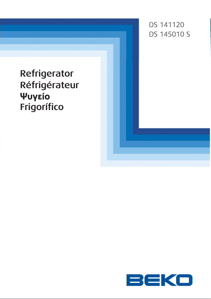 Page n°1 - Manuel utilisateur Beko DS141120