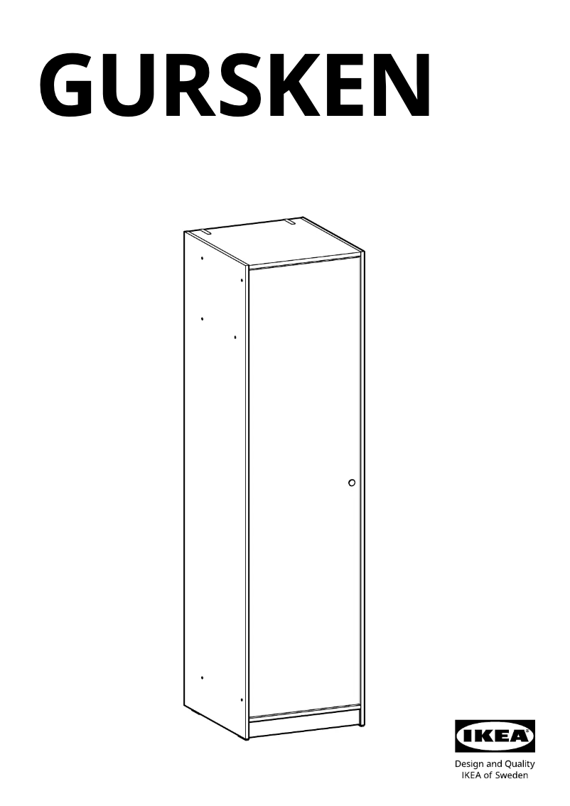 Imagen de la primera página del manual del dispositivo GURSKEN 505.032.92