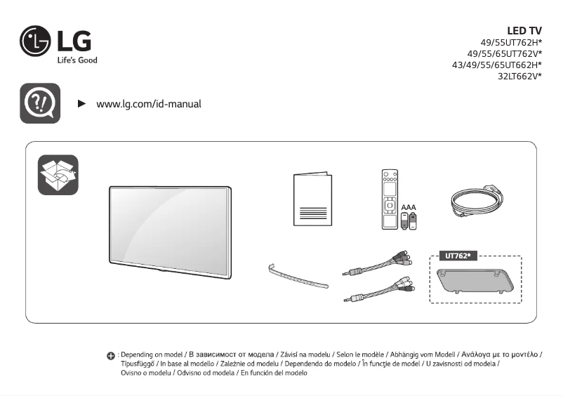 Image de la première page du manuel de l'appareil 24LT662VBZB