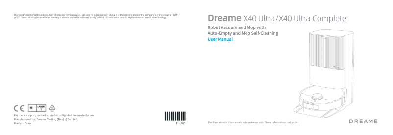 Page 1 of the manual User Manual Dreame X40 Ultra Complete