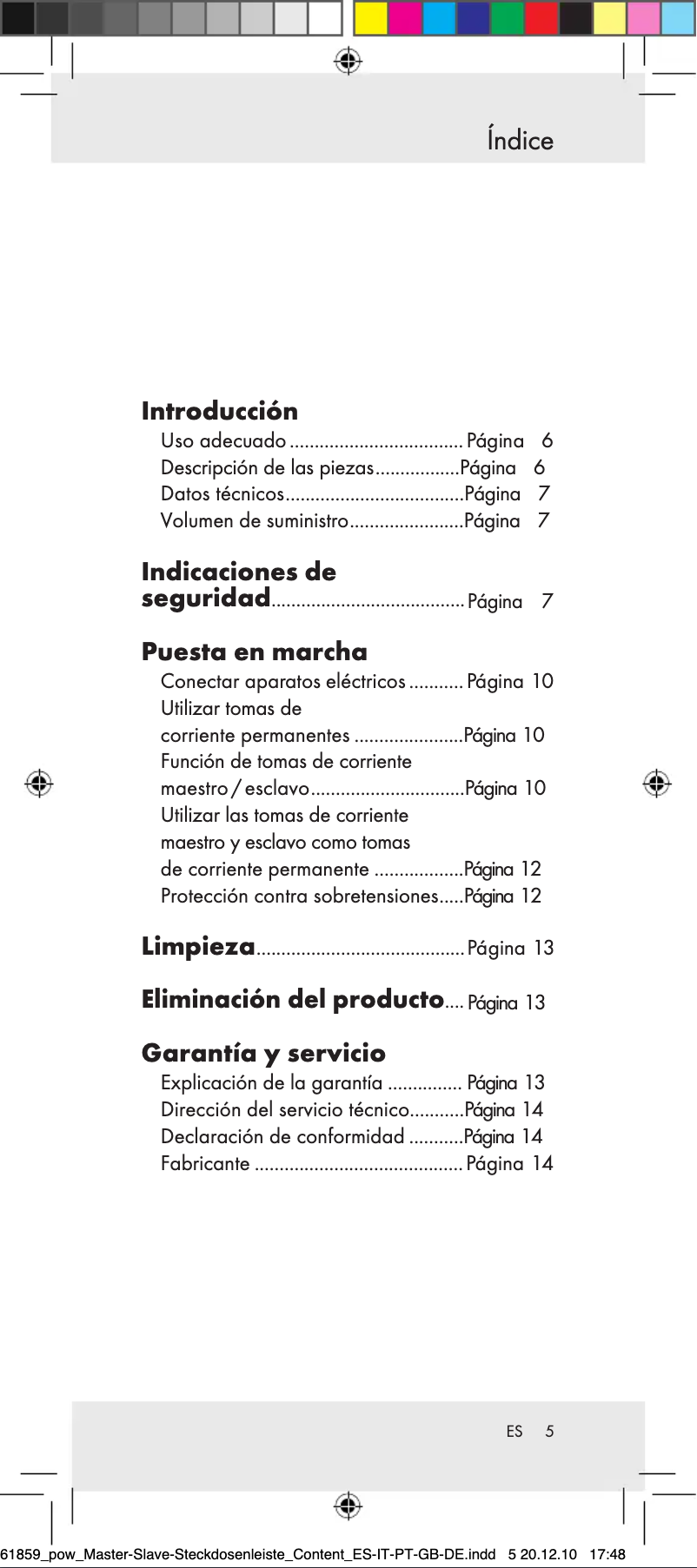 Page n°1 - Manuel utilisateur Powerfix MB-3070-14-A
