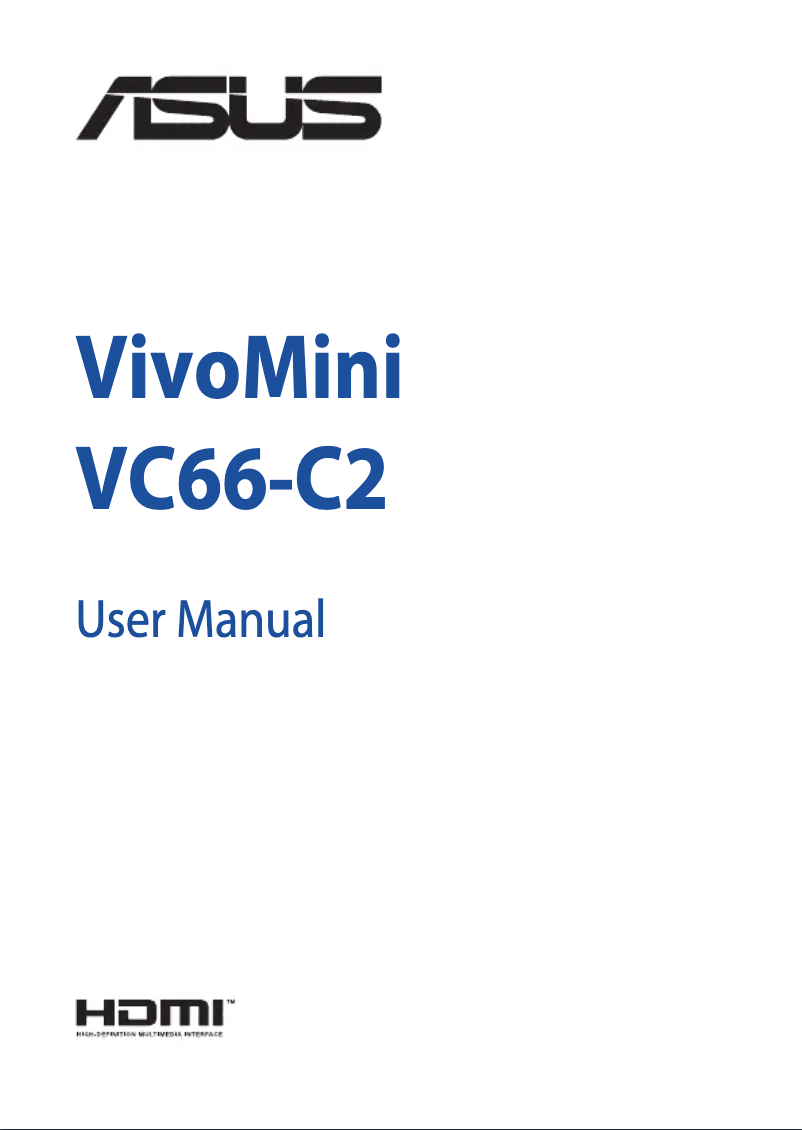 Page n°1 - Manuel utilisateur Asus VivoMini VC66-C2