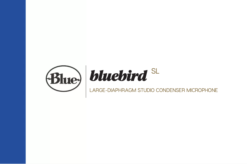 Page n°1 - Manuel utilisateur Blue Microphones Bluebird SL