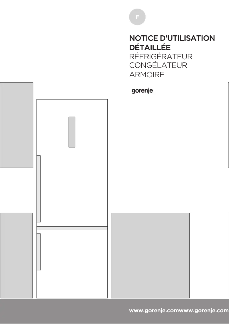 Page n°1 - Manuel utilisateur Gorenje NRK6192TX4