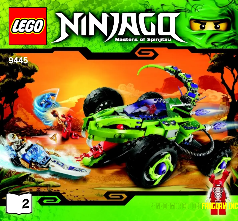 Page n°1 - Manuel utilisateur Lego Ninjago 9445
