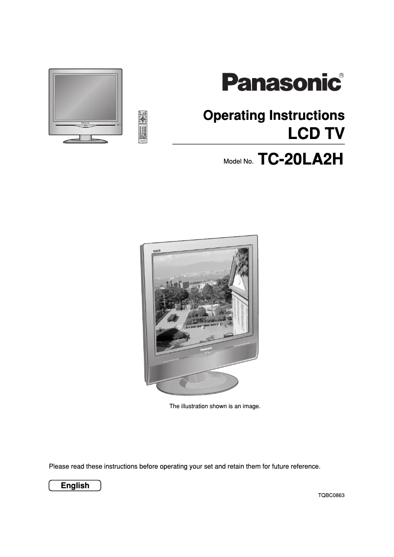 Image de la première page du manuel de l'appareil TC-20LA2H