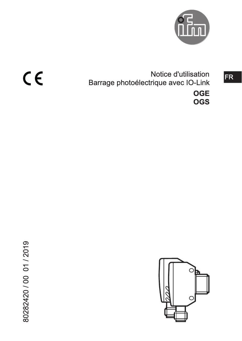 Image de la première page du manuel de l'appareil OGE280