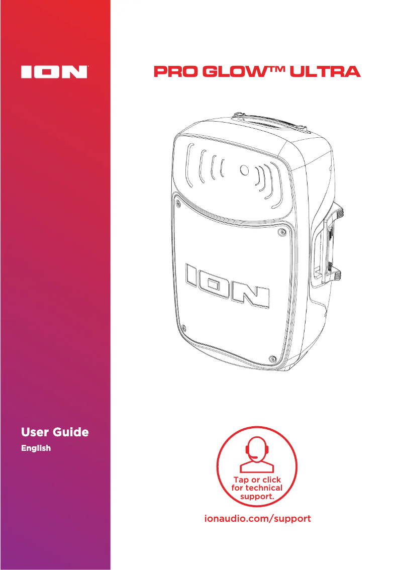 Page n°1 - Manuel utilisateur ION Pro Glow Ultra