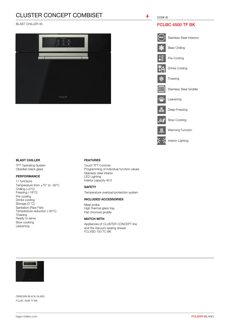 Image de la première page du manuel de l'appareil FCLBC 4500 TF