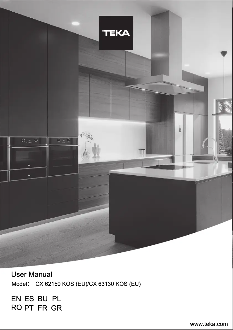 Page n°1 - Manuel utilisateur Teka CX 63130 KOS