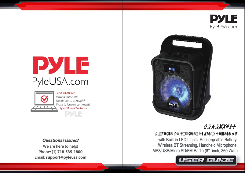 Image de la première page du manuel de l'appareil PPHP87TLB