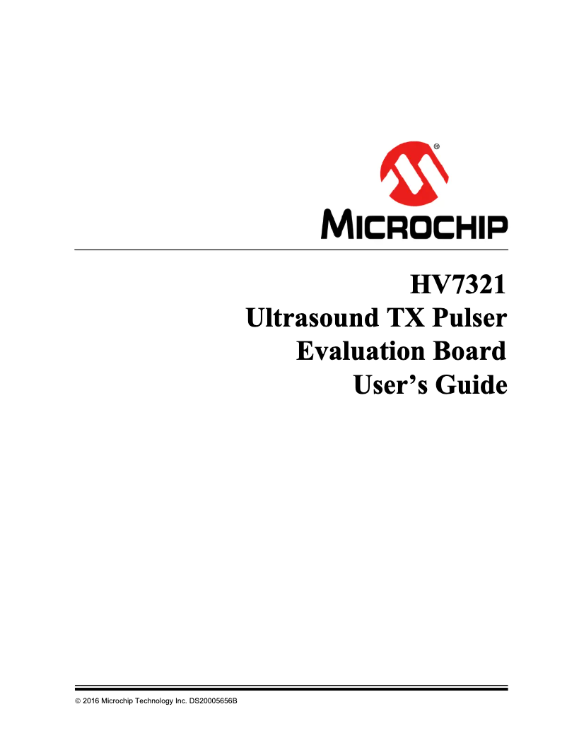 Page 1 de la notice Manuel utilisateur Microchip MD1730