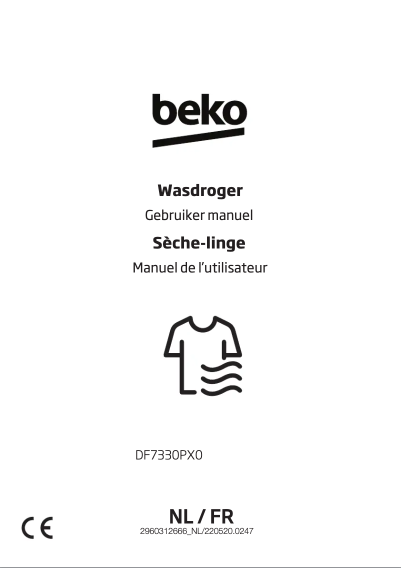 Image de la première page du manuel de l'appareil DF7330PXO