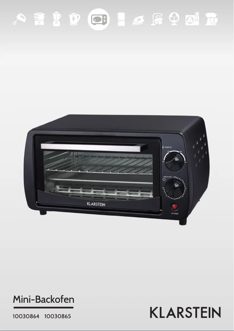 Page 1 de la notice Manuel utilisateur Klarstein Mini 10030765