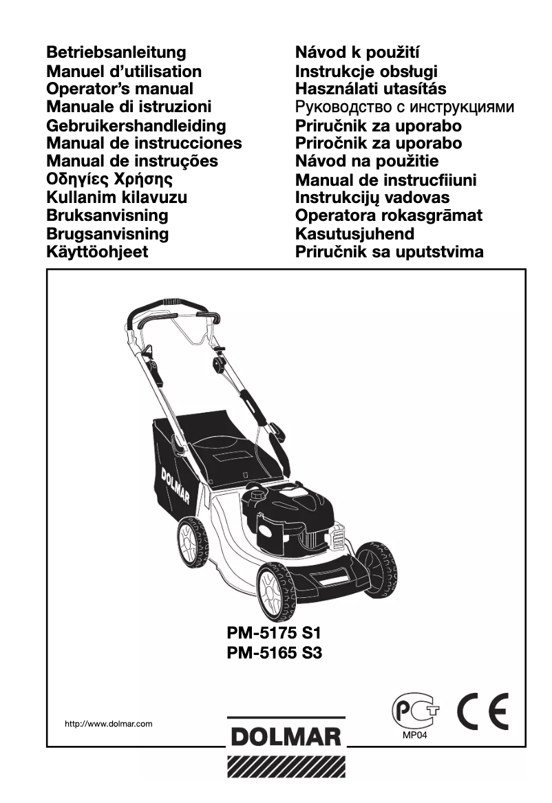 Page 1 de la notice Manuel utilisateur Dolmar PM-5175 S1