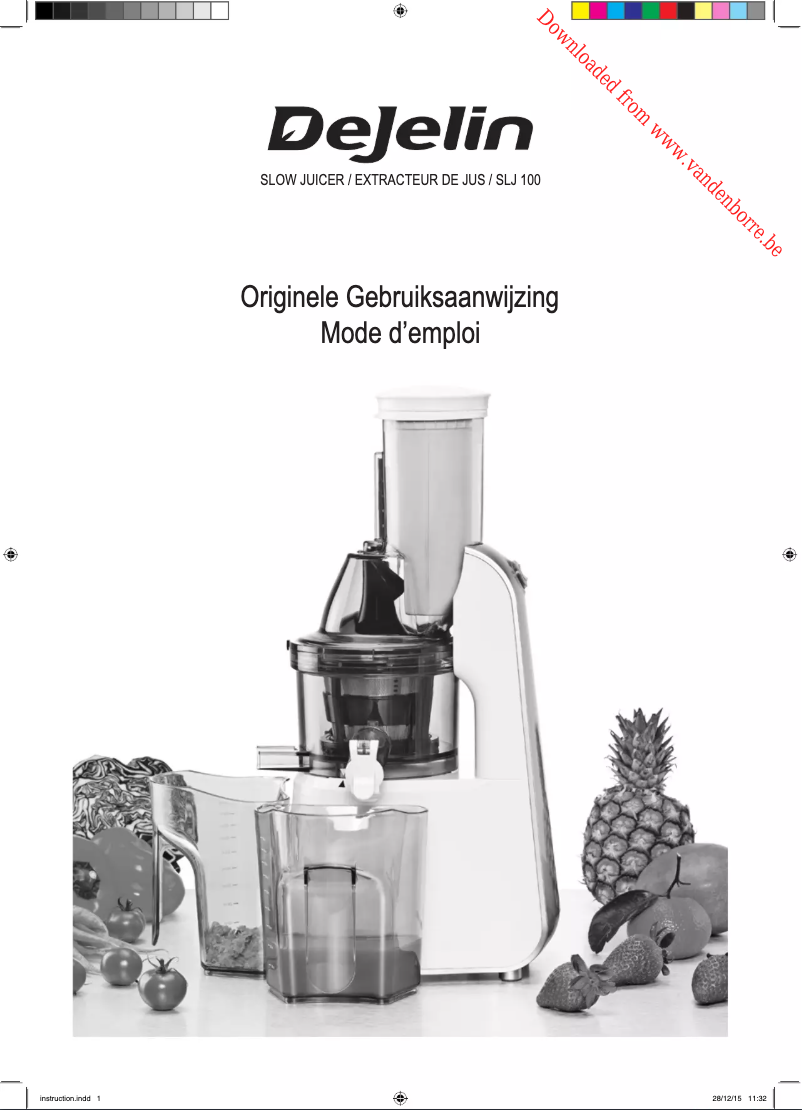 Página 1 del manual Manual de usuario Dejelin SLJ 100