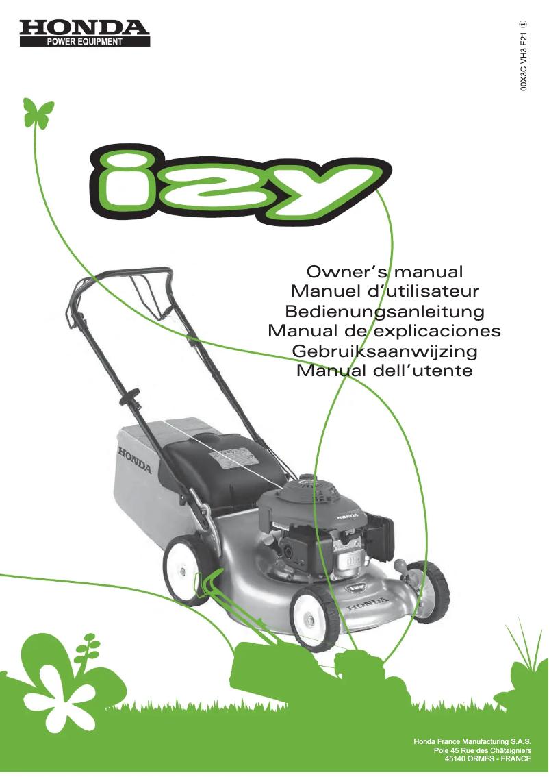 Image de la première page du manuel de l'appareil Izy HRG415C3