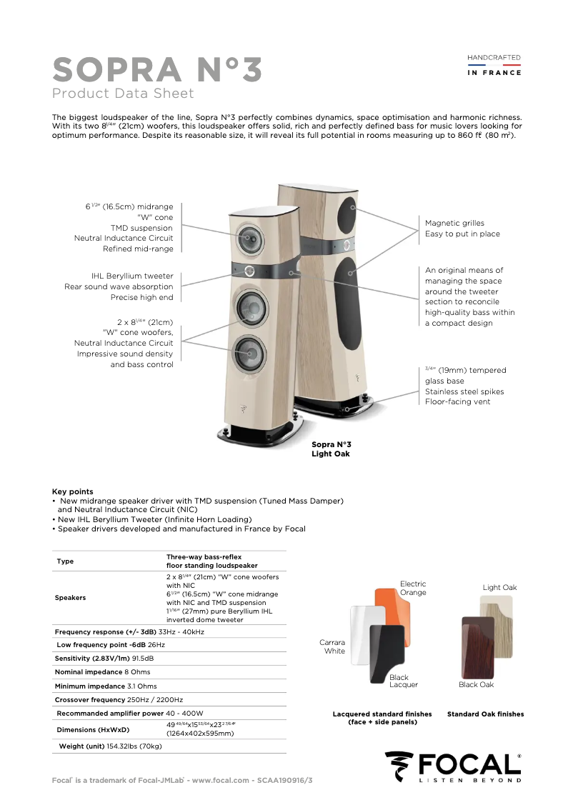 Image de la première page du manuel de l'appareil Sopra 3