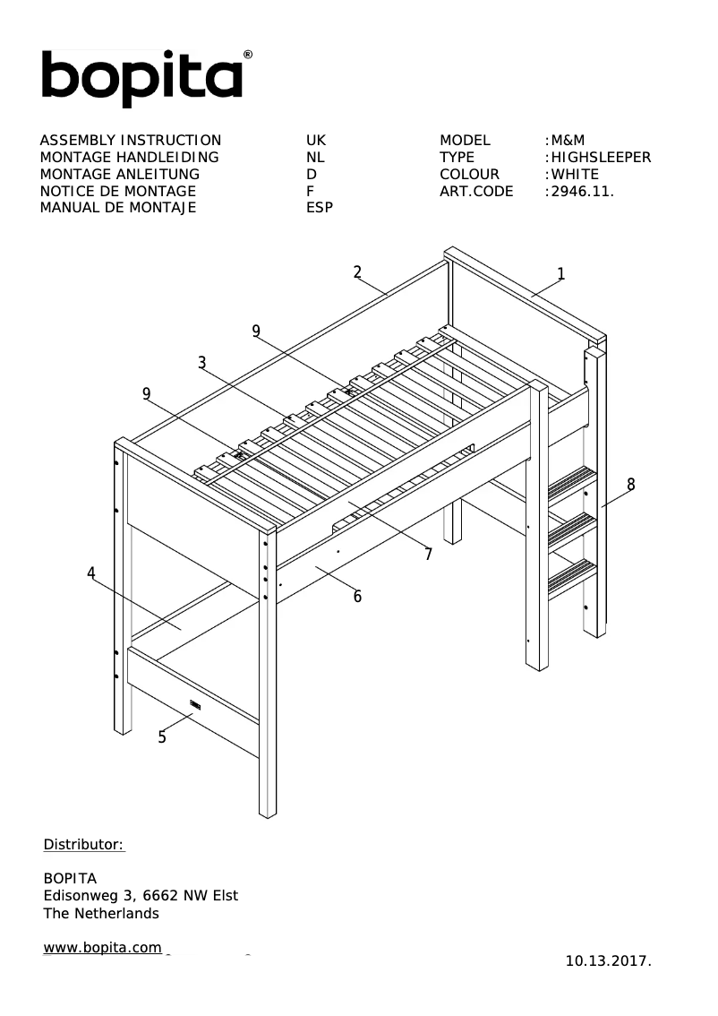 Page n°1 - Manuel utilisateur Bopita Seppe