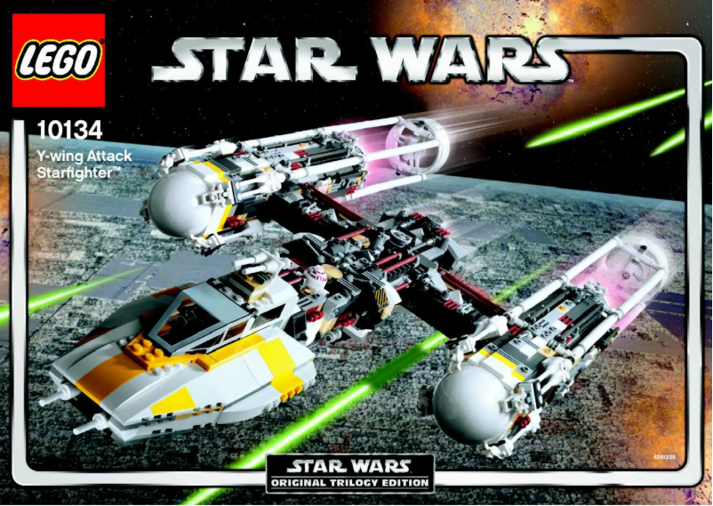 Page 1 de la notice Manuel utilisateur Lego Y-wing Attack Starfighter (TM)
