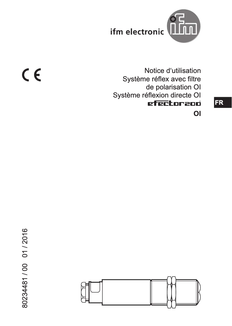 Image de la première page du manuel de l'appareil OI5002