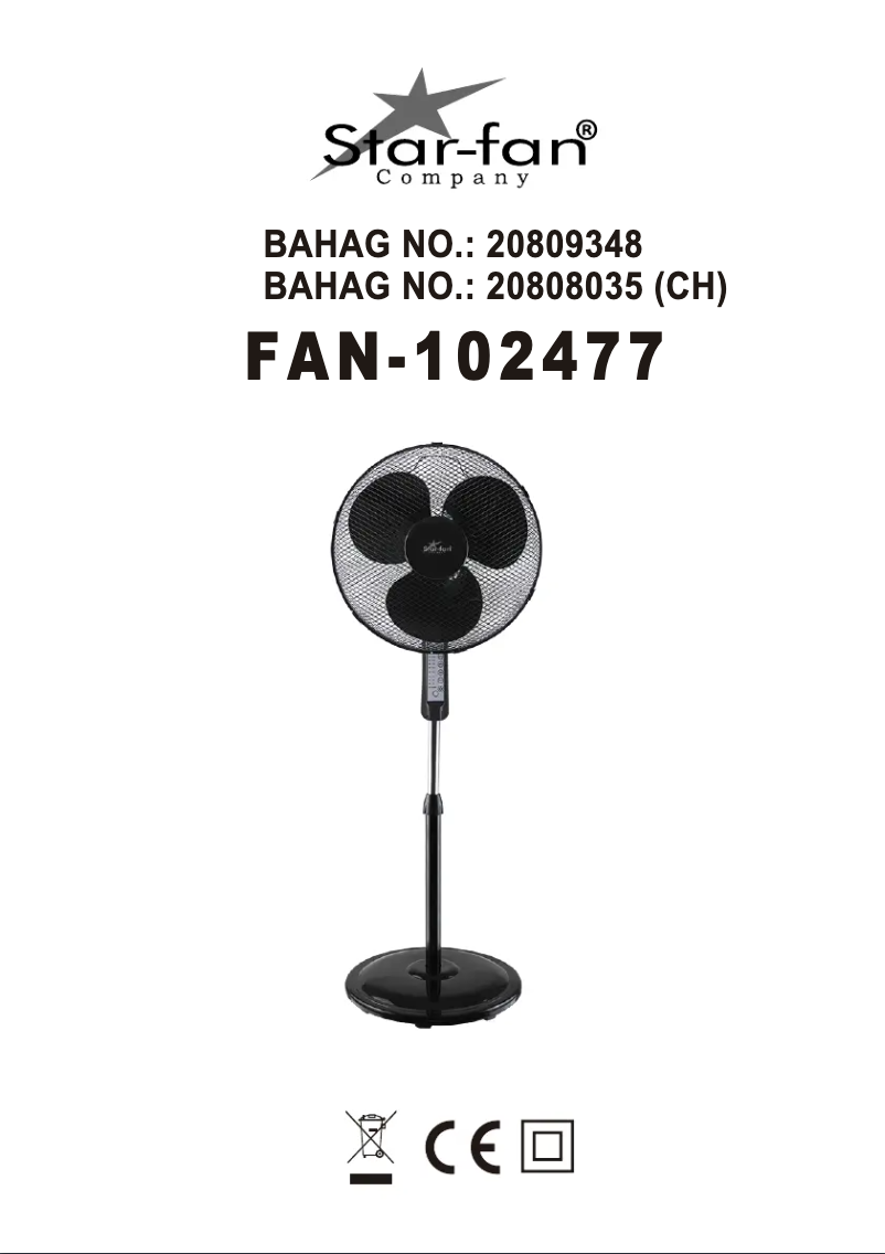 Imagen de la primera página del manual del dispositivo FAN-102477