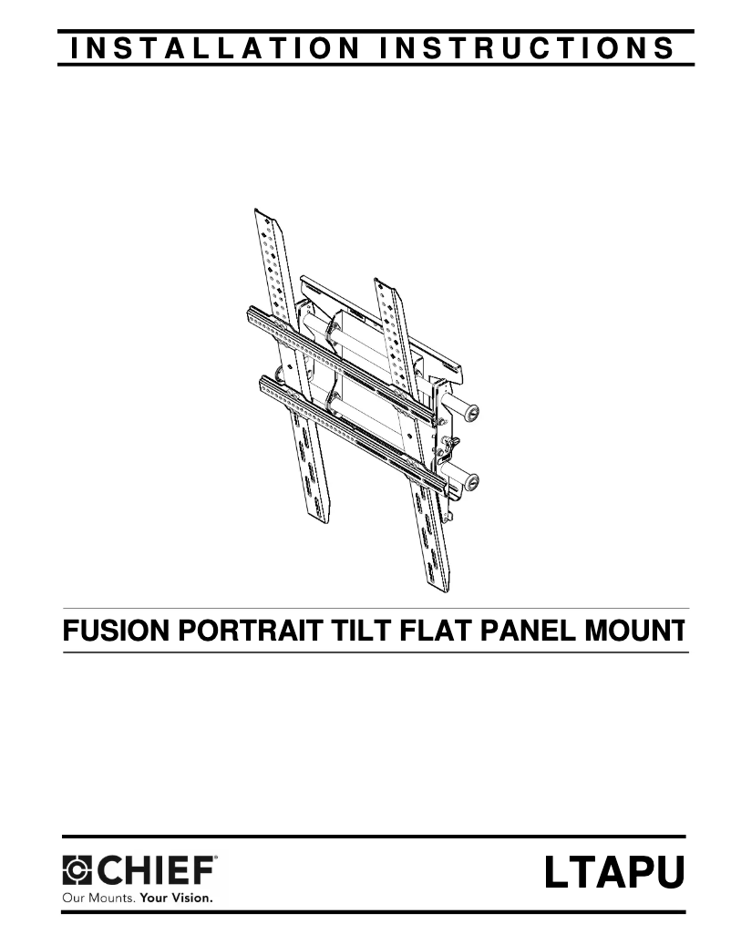 Page 1 de la notice Manuel utilisateur Chief LTAPU