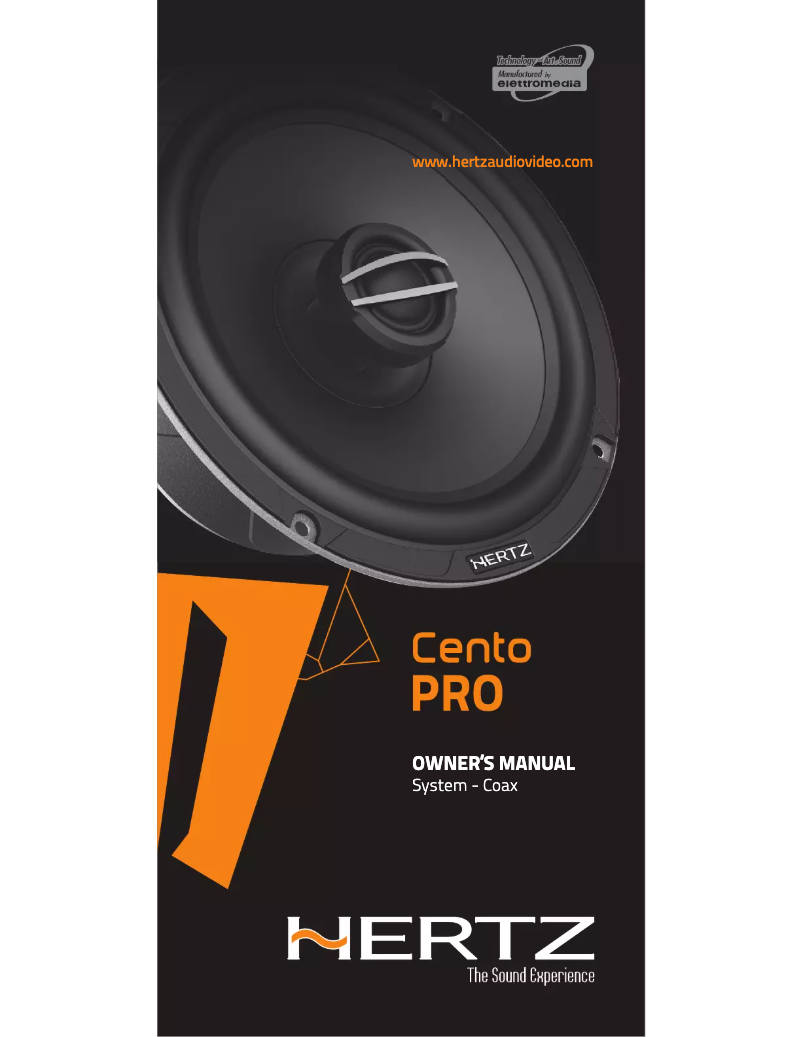 Page n°1 - Manuel utilisateur Hertz CPX 690 PRO