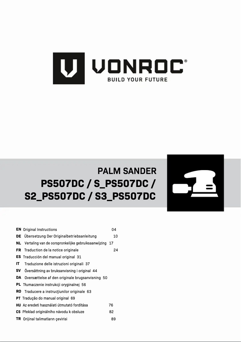 Página 1 del manual Manual de usuario Vonroc PS507DC
