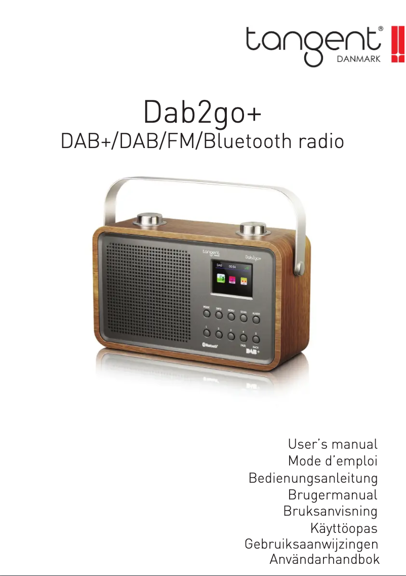 Page n°1 - Manuel utilisateur Tangent DAB 2go
