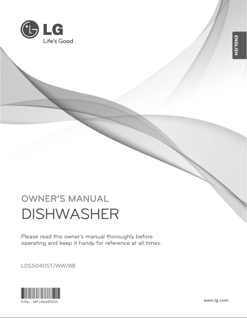 Page n°1 - Manuel utilisateur LG LDS5040BB