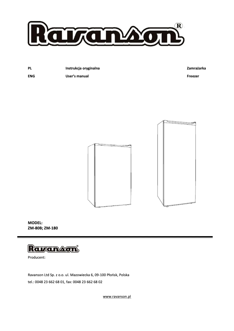 Image de la première page du manuel de l'appareil ZM-80B