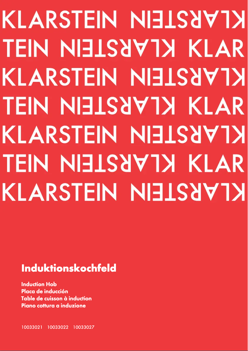 Image de la première page du manuel de l'appareil 10033027