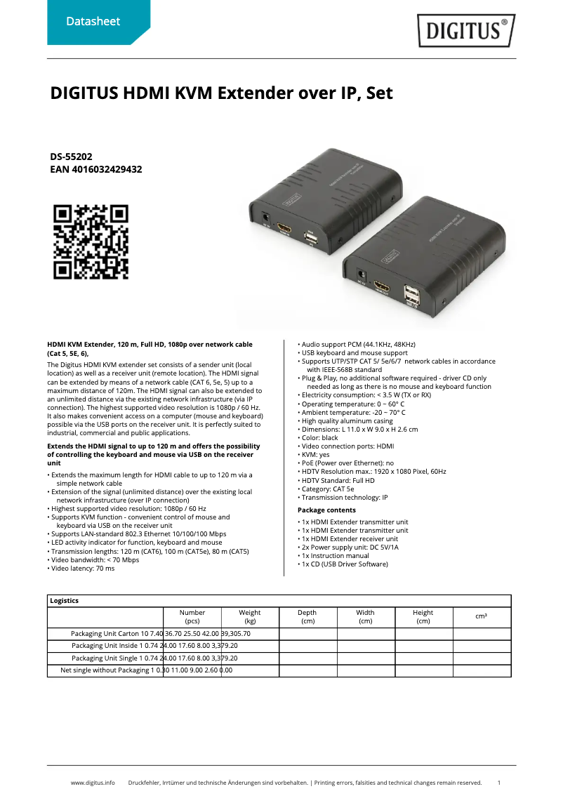 Image de la première page du manuel de l'appareil DS-55202