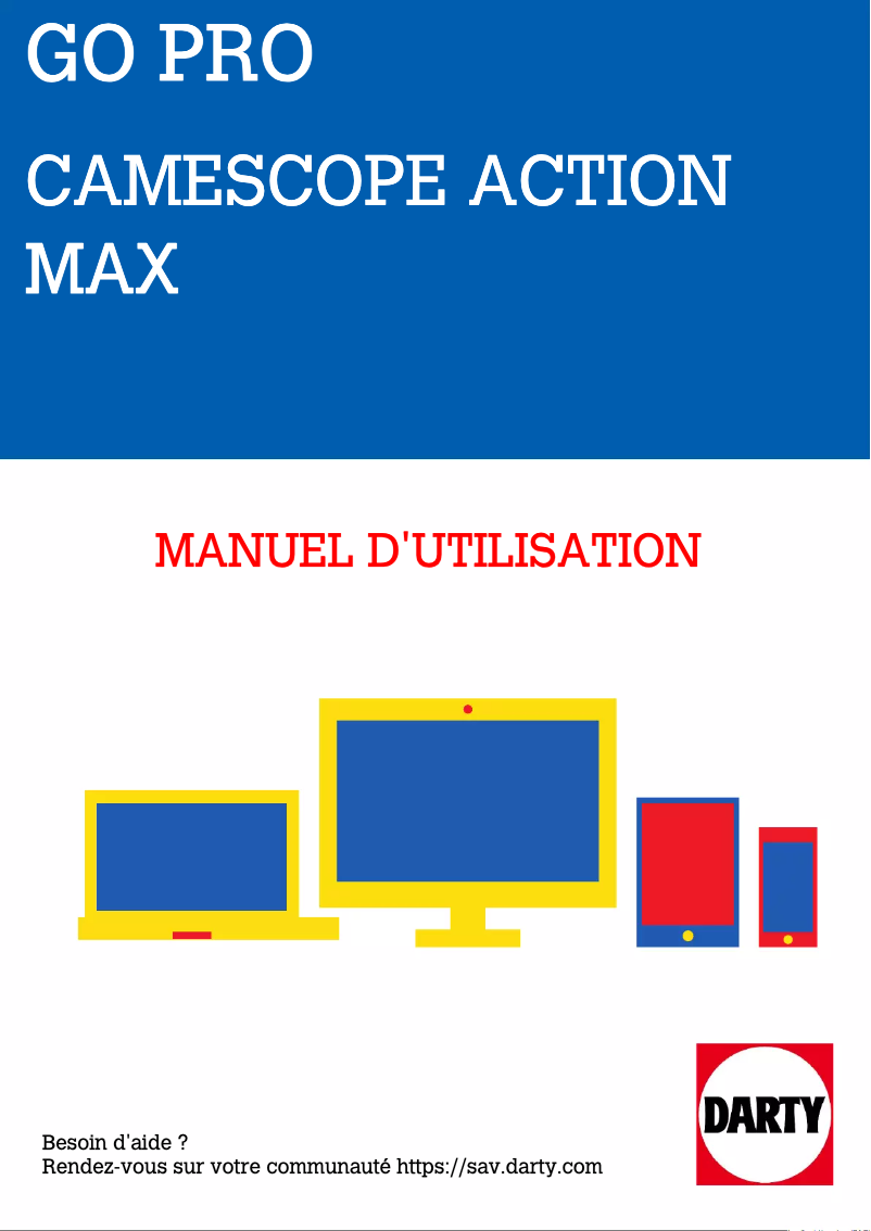 Page 1 de la notice Manuel utilisateur GoPro Max