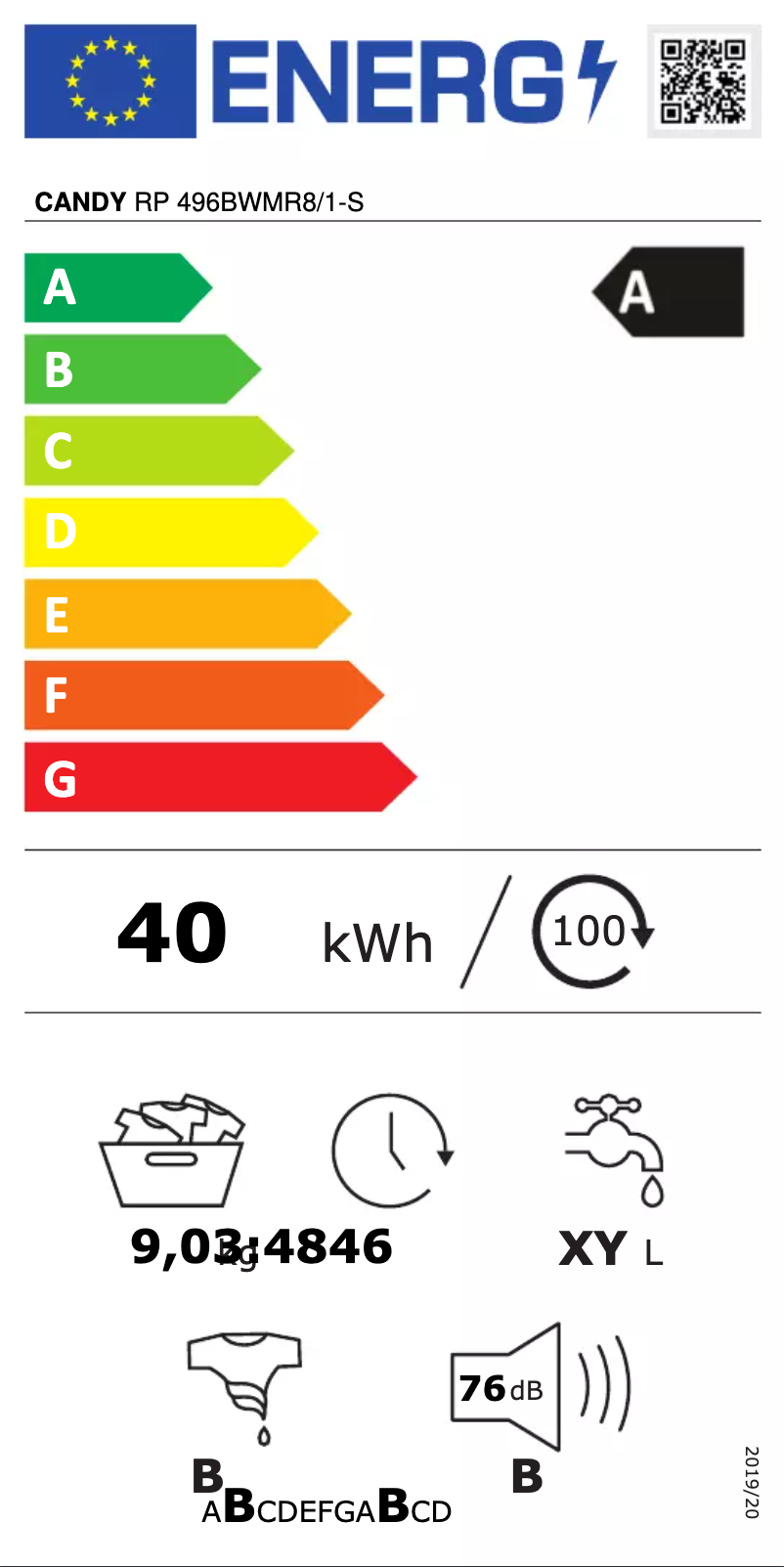 Image de la première page du manuel de l'appareil RP 496BWMR8/1-S