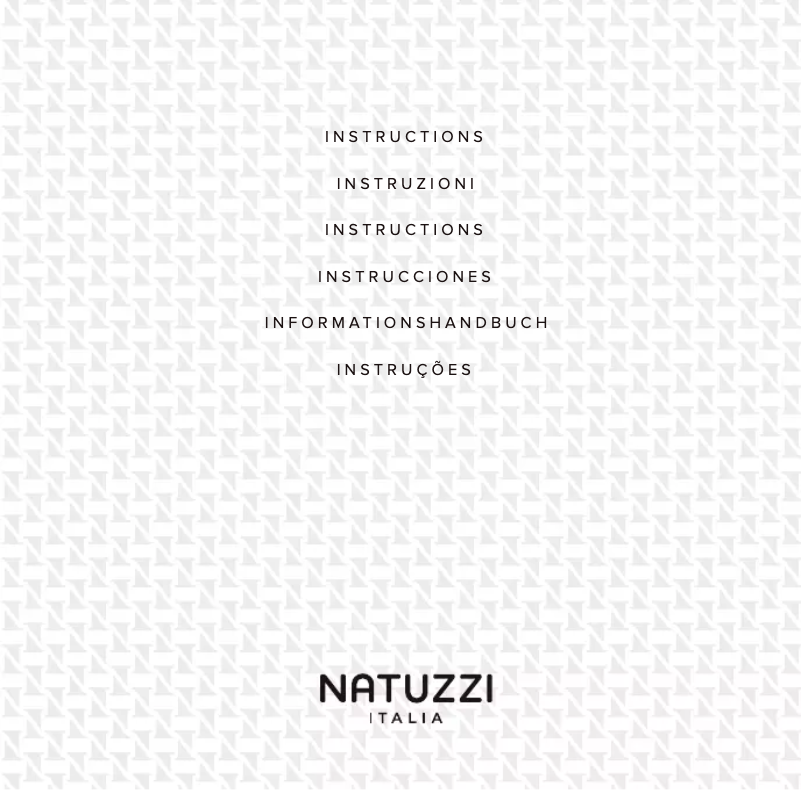 Page 1 de la notice Manuel utilisateur Natuzzi Tempo