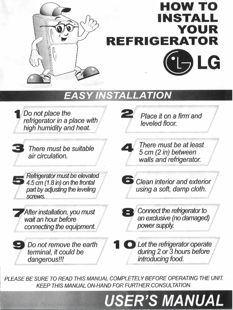 Page 1 de la notice Manuel utilisateur LG GM-463SC