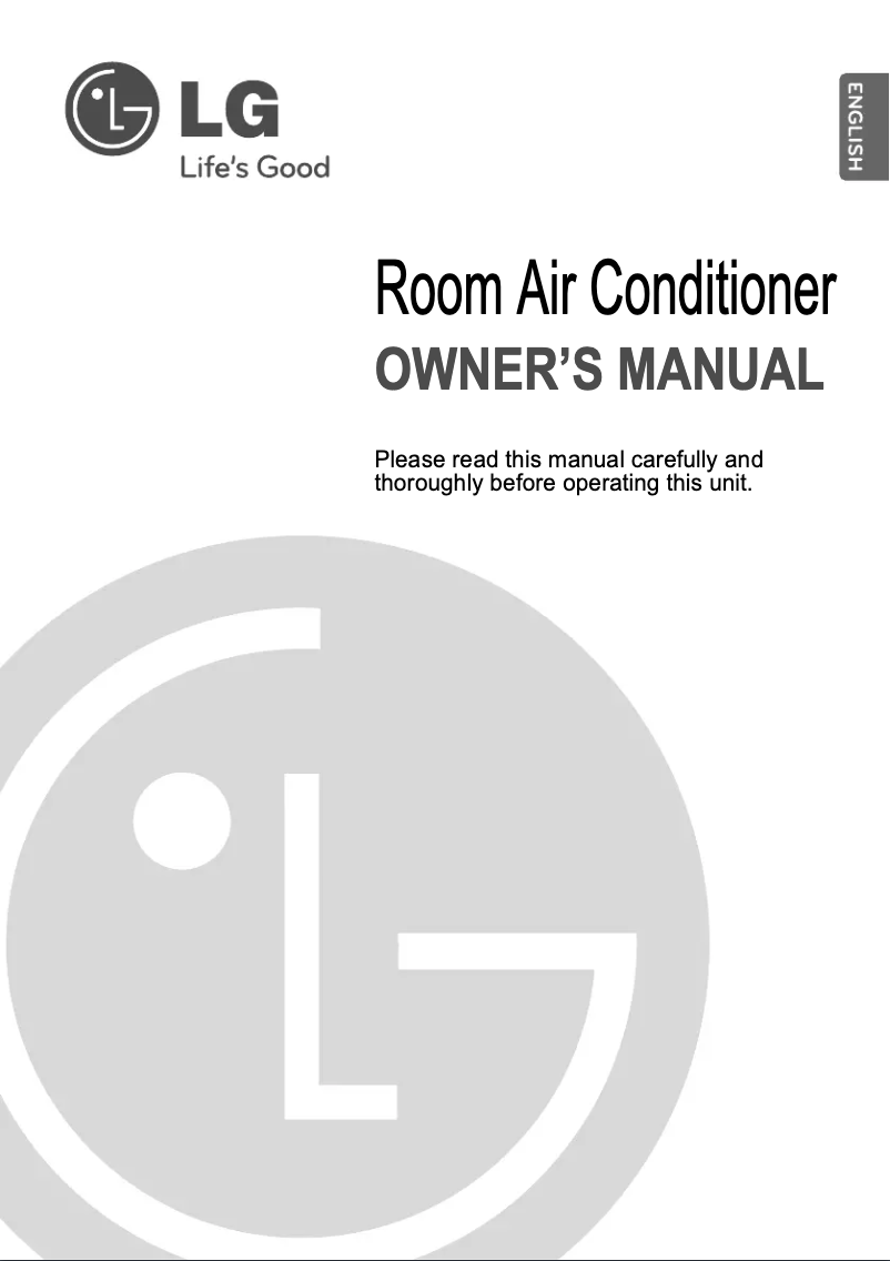 Page 1 of the manual User Manual LG LSA5ZP2VTY1