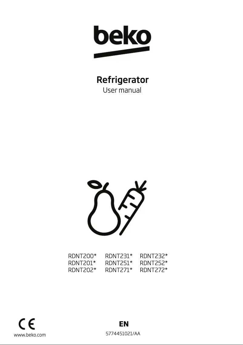 Image de la première page du manuel de l'appareil RDNT251I50VP